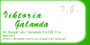 viktoria galanda business card